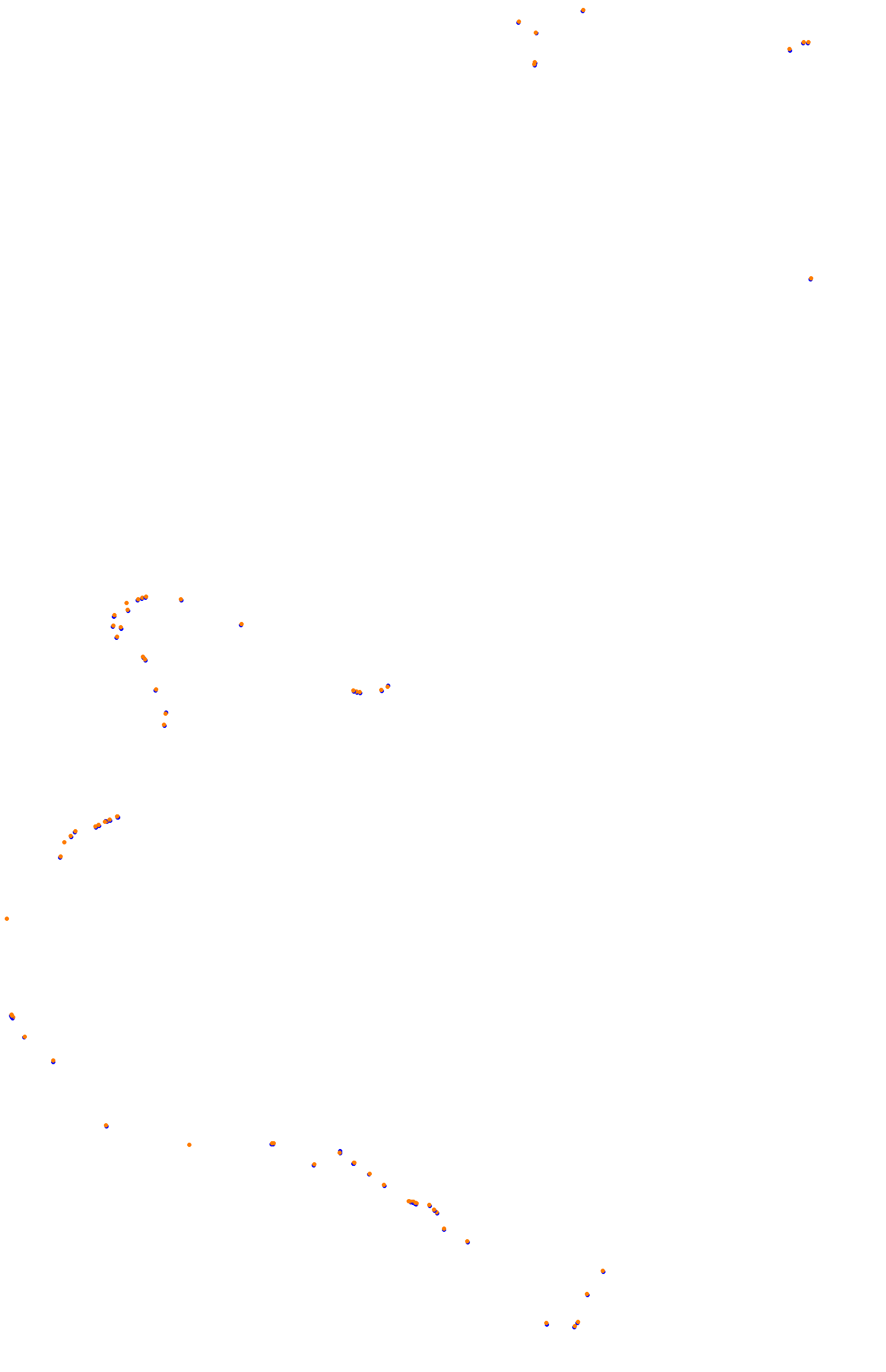 SRV Bathurst - Layout GP (3xDRS) collisions