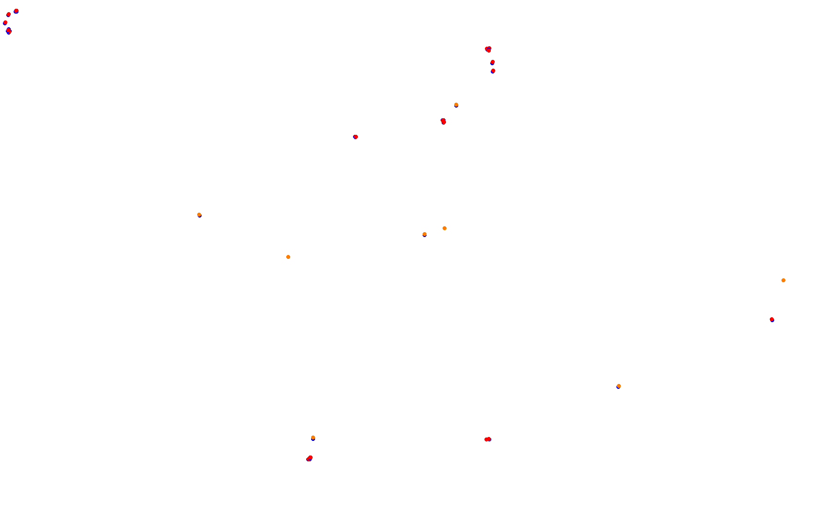 SRV Red Bull Ring 2024 - Layout GP collisions