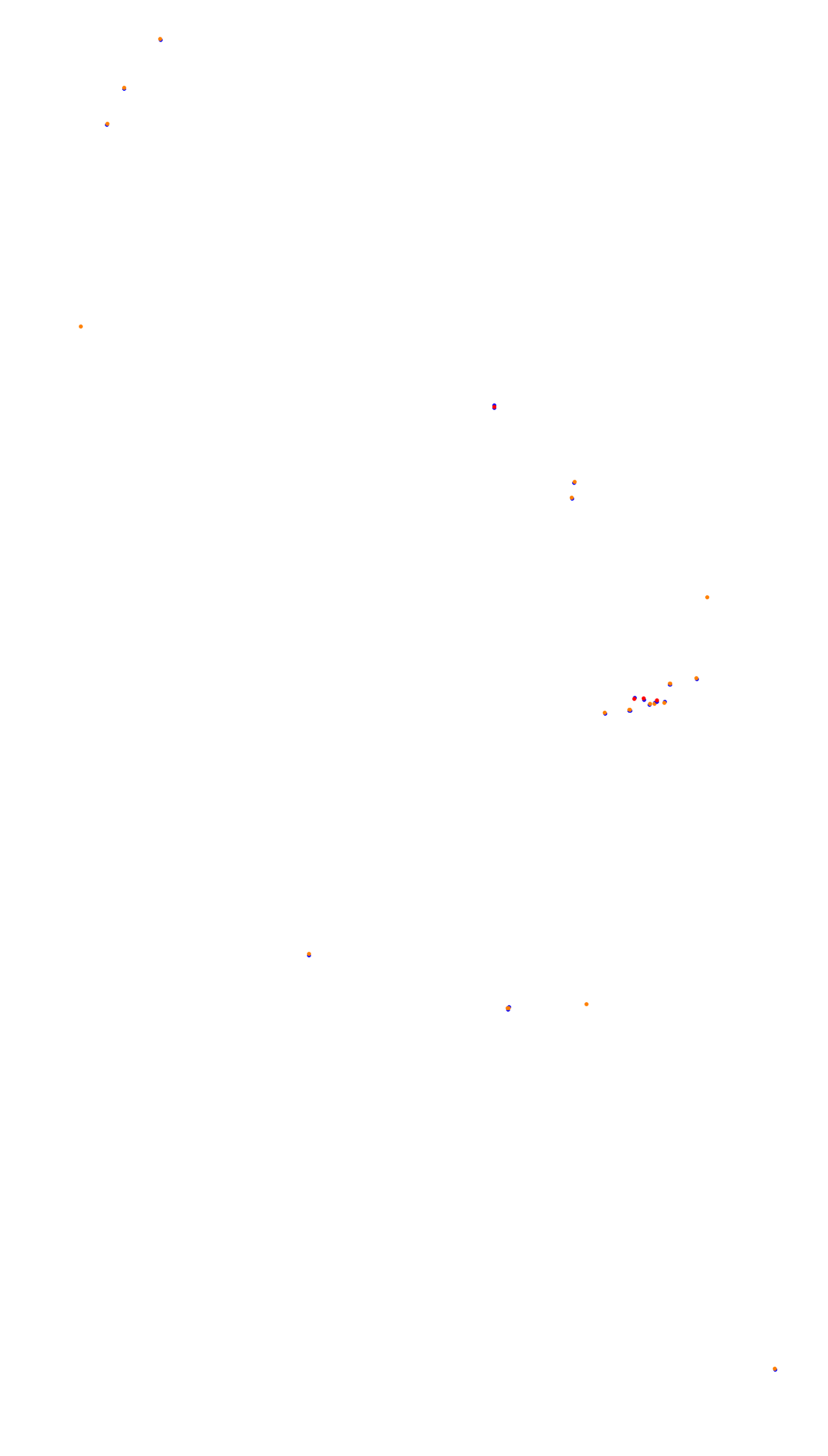 SRV Kyalami - Layout GP collisions