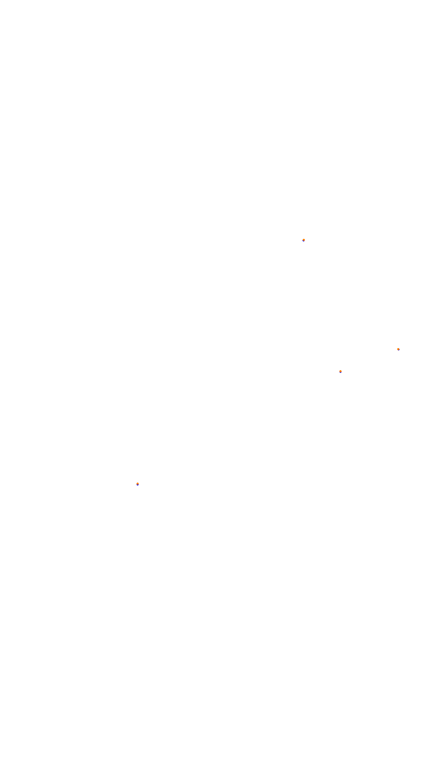 SRV Kyalami - Layout GP collisions