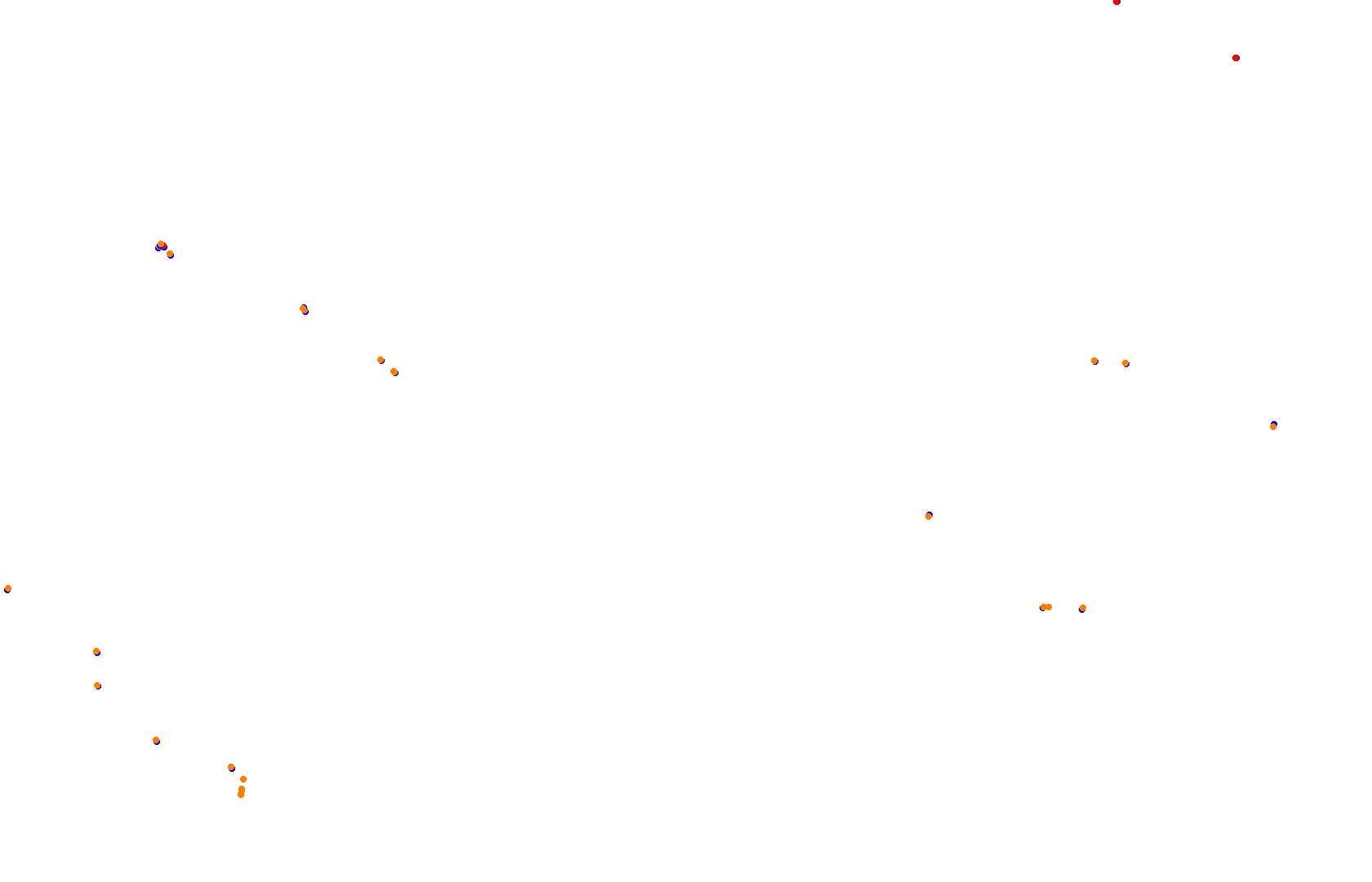 SRV Singapore 2024 - Layout GP (3xDRS) collisions