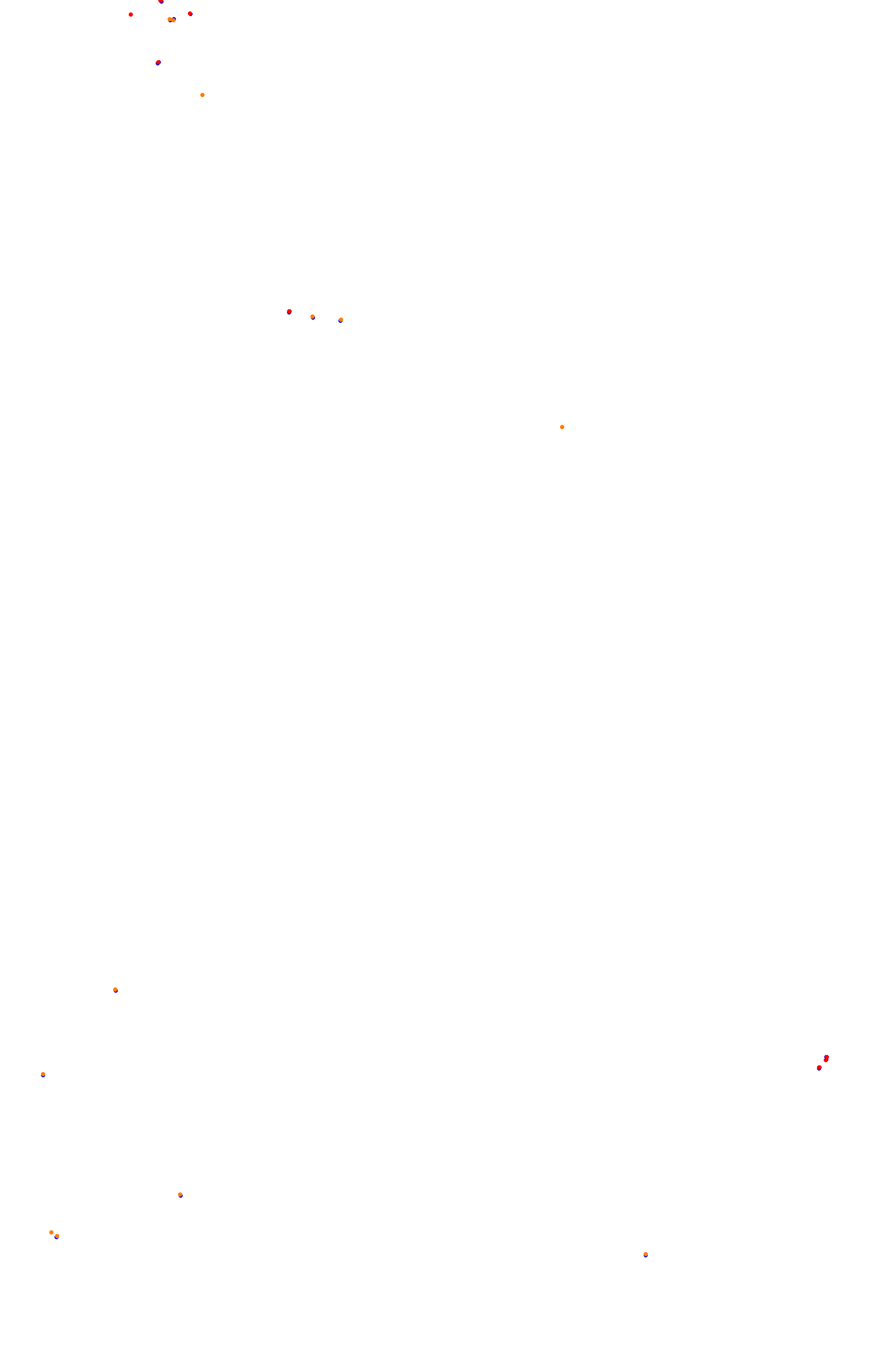 SRV SPA-Francorchamps - Layout GP (3xDRS) collisions