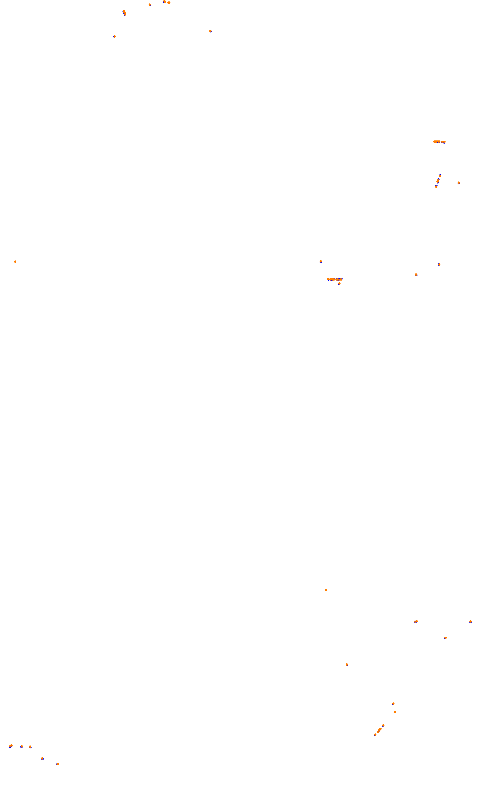 SRV Las Vegas - Layout GP collisions