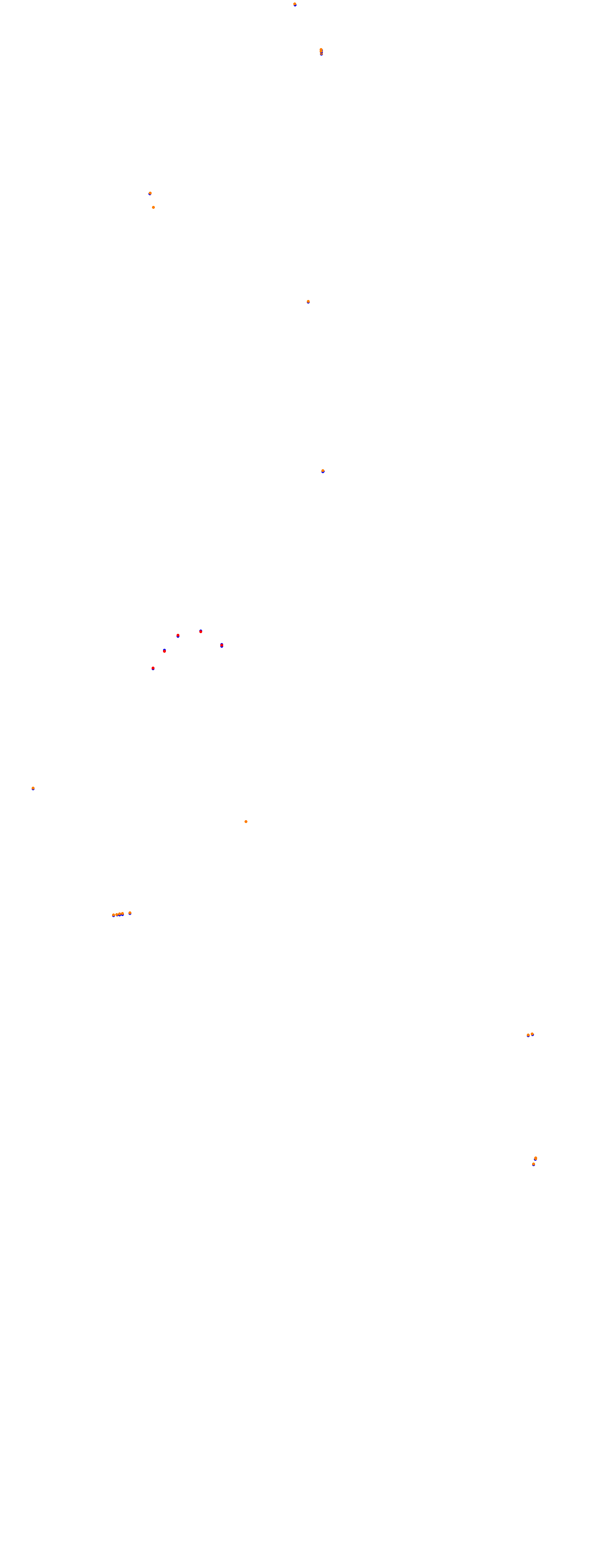 SRV Nurburgring Layout GP collisions