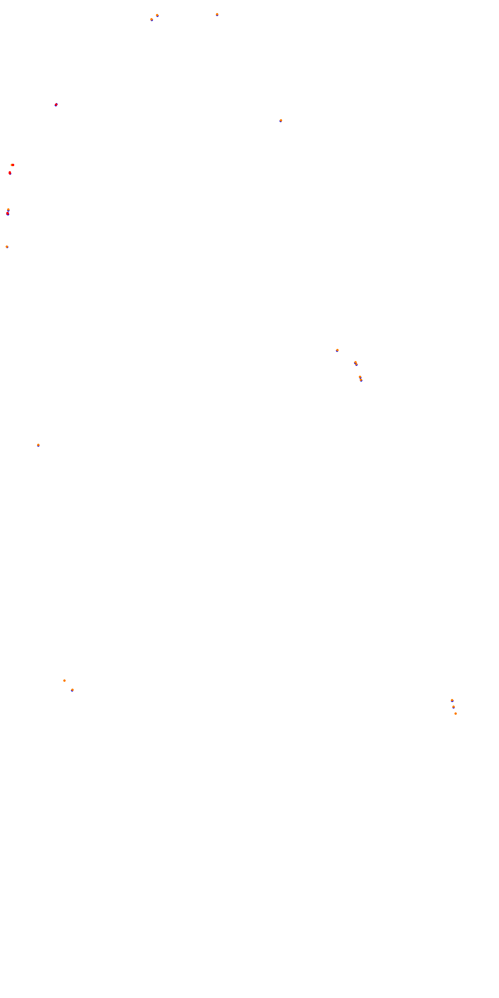 SRV Le Mans - Layout 24h 2025 collisions