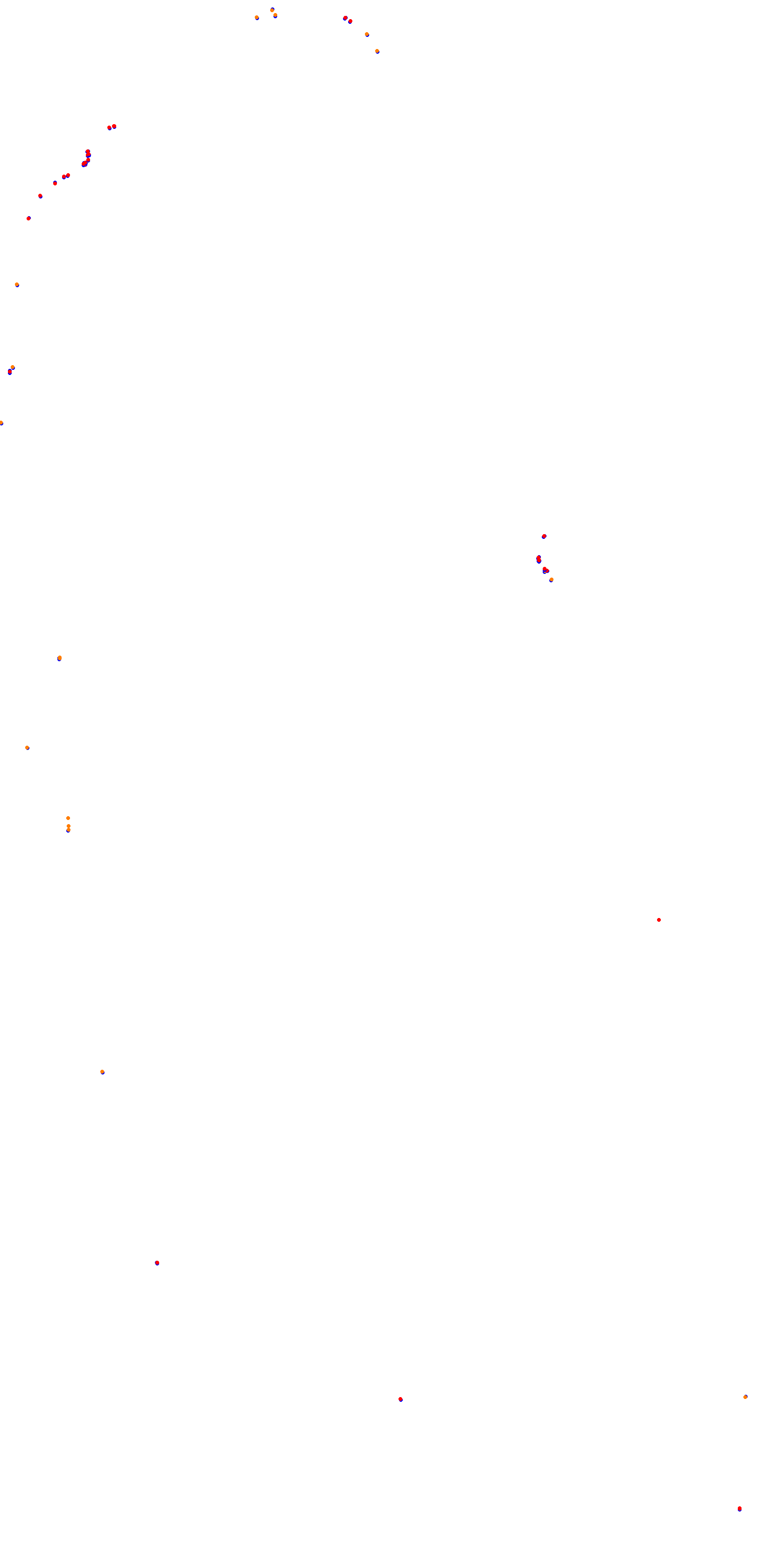 SRV Le Mans - Layout 24h 2025 collisions