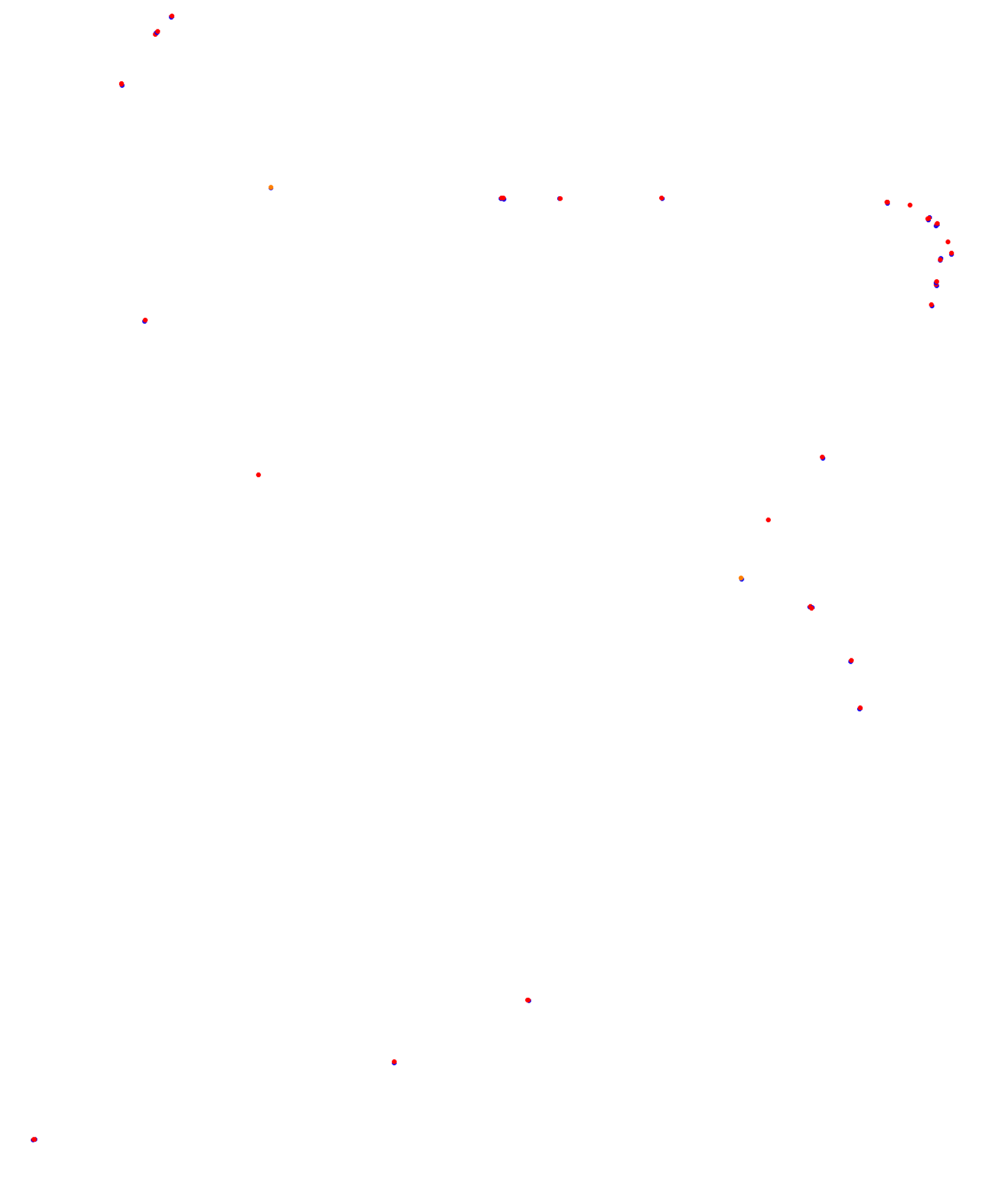SRV Mandalika International Circuit - Layout GP collisions